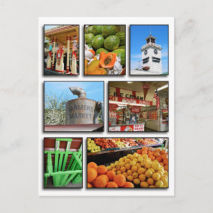 Landbouwmarkt Briefkaart