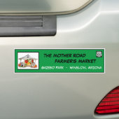 Landbouwmarkt Bumpersticker (Op auto)