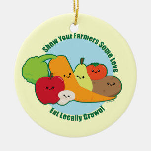 Landbouwmarkt Keramisch Ornament