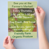 Landbouwmarktbrochure Flyer (Hand)