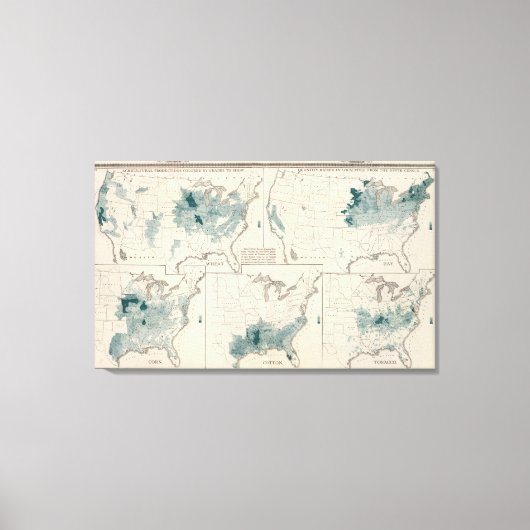 Landbouwproducties Canvas Afdruk (Voorkant)