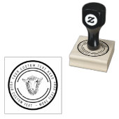 Landbouwschapen lammeren rubberstempel (Gestempeld)