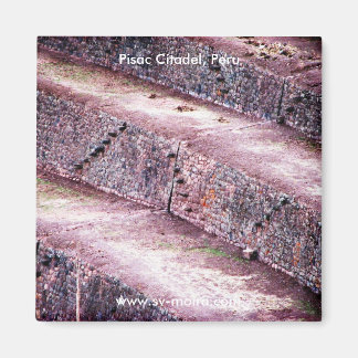 Landbouwterrassen, Citadel Pisac, Peru Magneet