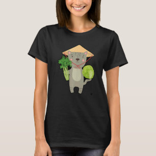 Landbouwtractor Grafische Koe Landbouwers T-shirt