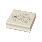 landbouwwerftractor rubberstempel (Stempel)