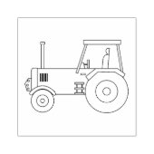 landbouwwerftractor 	rubberstempel (Afrduk)