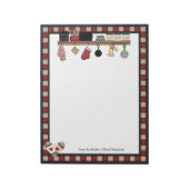 Landcheque Ontvangt Notitieblok (Gedraaid)