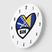 Landcode Bosnië en Herzegovina vlaggenhart Grote Klok (Hoek)