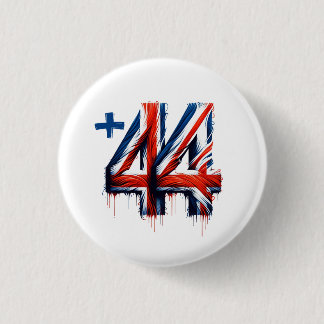 Landcode Verenigd Koninkrijk Ronde Button 3,2 Cm