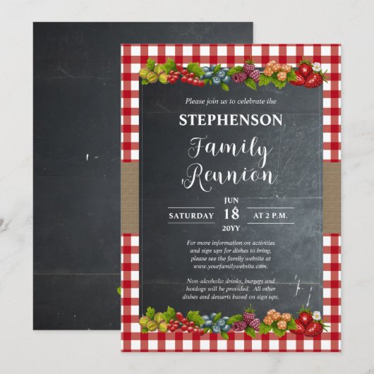 Landcontroles van fruit en karton kaart (Voorkant / Achterkant)