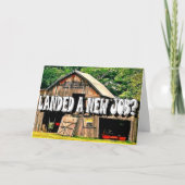 LANDDE een BAAN, Kaart (Voorkant)