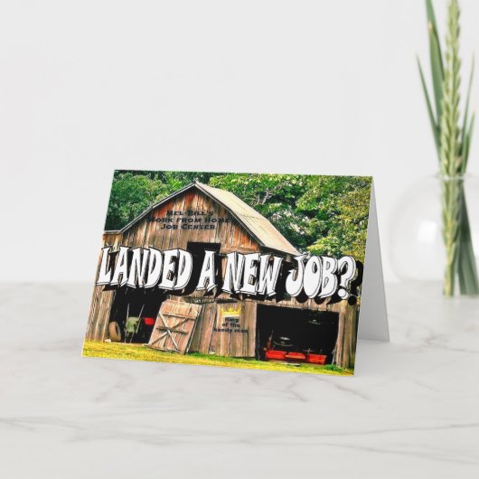 LANDDE een BAAN, Kaart (Voorkant)