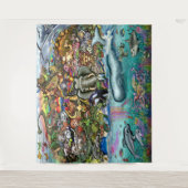 Landdieren en Zee Wandkleed (Voorkant)