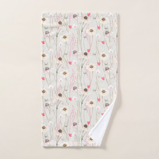 Landdruk voor weide-huisbedrijf bad handdoek (Handdoek)