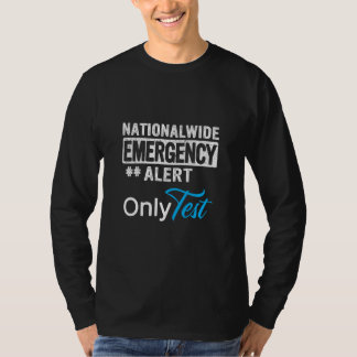 Landelijk alarm Alleen test Graphic Fun T-shirt