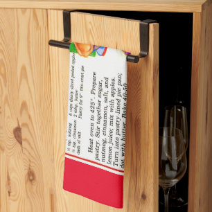 Landelijk appel taart recept theedoek