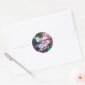 Landelijk Bloemstuk Bedankt Sticker (Envelop)