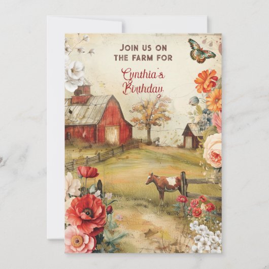 Landelijk Boerenfeest Thema Kaart (Voorkant)