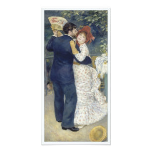 Landelijk dansen door Pierre Renoir, Vintage Fine Foto Afdruk