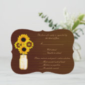 Landelijk gele metselstenen potten antwoordkaart kaart (Staand voorkant)