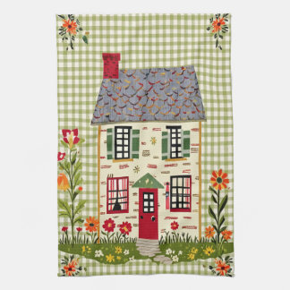 Landelijk Gingham Huis Theedoek