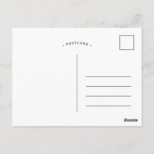 Landelijk herfstlandschap Moderne Abstracte kunst Briefkaart (Achterkant)