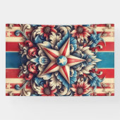 landelijk/retro VS/patriottisch Spandoek (Horizontaal)