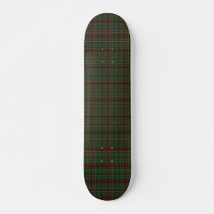 Landelijk, robuust outdoor rood/groen ruitjespatro skateboard