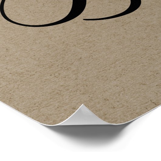 LANDELIJK ROZE KRAFT BLOEMEN BRUIDSSLUIER WELKOM POSTER (Hoek)