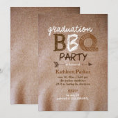 Landelijke Afsluitingsbarbecue-feestje Kaart (Voorkant / Achterkant)