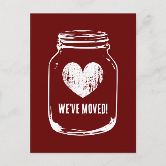 Landelijke ansichtkaarten in weckpot voor nieuw ad aankondigingskaart (Voorkant)