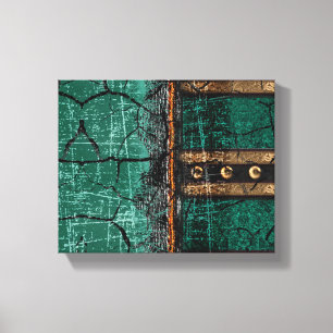 Landelijke Antieke Oude Renaissance Foliant 1 Canvas Afdruk