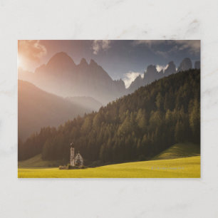 landelijke boerderij briefkaart