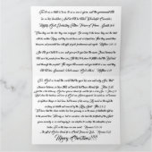 Landelijke Boerderijen Kerstmis Jezus Scripts Big Kaart (Binnen)