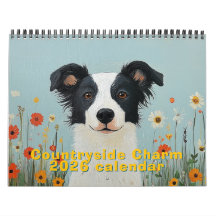 Landelijke Charm 2026 Folk Art Wall Kalender