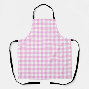 Landelijke Cottage Roze Geruite Keuken Schort