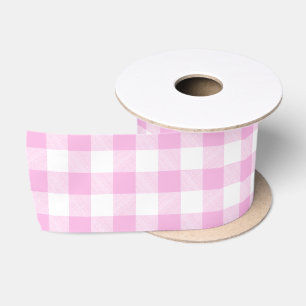 Landelijke Cottage Roze Plaid Lint