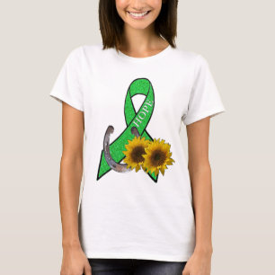 Landelijke Country & Western Lyme-bewustzijn T-shirt