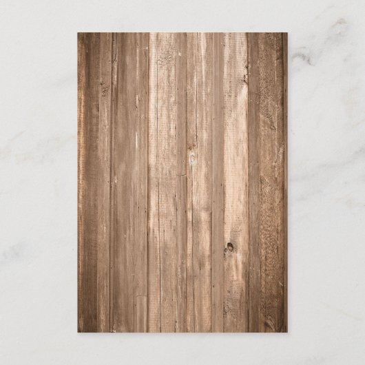 Landelijke details van de Monogramboom en het Hout Informatiekaartje (Achterkant)