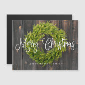 Landelijke feestelijke kerstgroet (Voorkant / Achterkant)