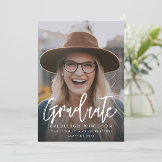 Landelijke Fotogroetkaart met Wilde Bloemen op de Kaart (Staand voorkant)