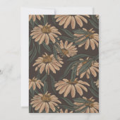 Landelijke Fotogroetkaart met Wilde Bloemen op de Kaart (Achterkant)