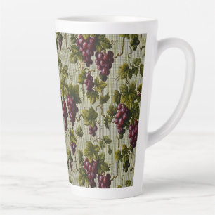 Landelijke Franse landhuis wijngaard wijnrank kuns Latte Mok