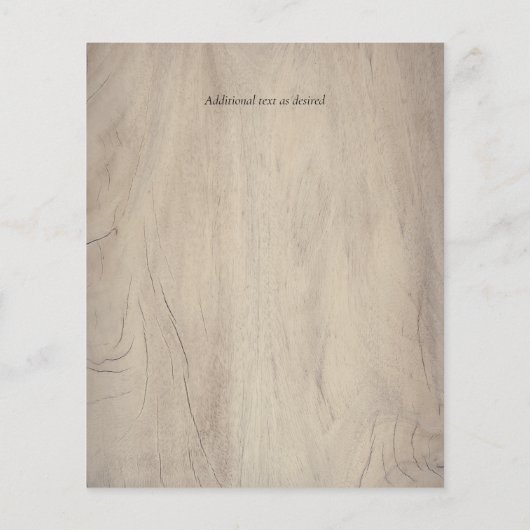 Landelijke Fuchsia Bloemen Bosbruiloft (Achterkant)