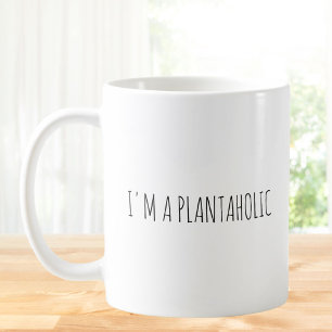 Landelijke grappige grapjes voor plantenliefhebber koffiemok