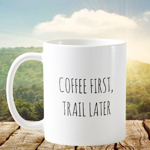 Landelijke grappige trail grapjes grap quote koffiemok