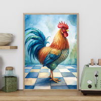 Landelijke Haan Boerderij Keuken