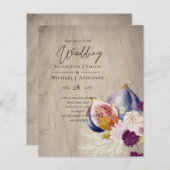 Landelijke Herfstval Pompoenen Vijgen Bloemen Brui (Voorkant / Achterkant)