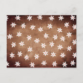 Landelijke Houten Bloemenguirlande Bruidsmeisjesfe Aankondigingskaart (Achterkant)