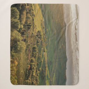 Landelijke Italiaanse landbouwgronden, Toscane zon Sherpa Deken